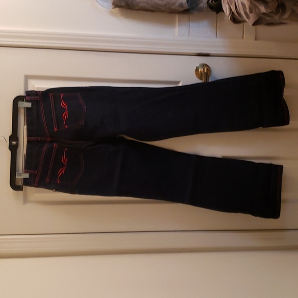 Deja Blue Dark Stonewash Jeans Size 8 - Picture 5 of 5